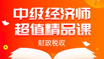中级经济师超值精品课程 财政税收全科
